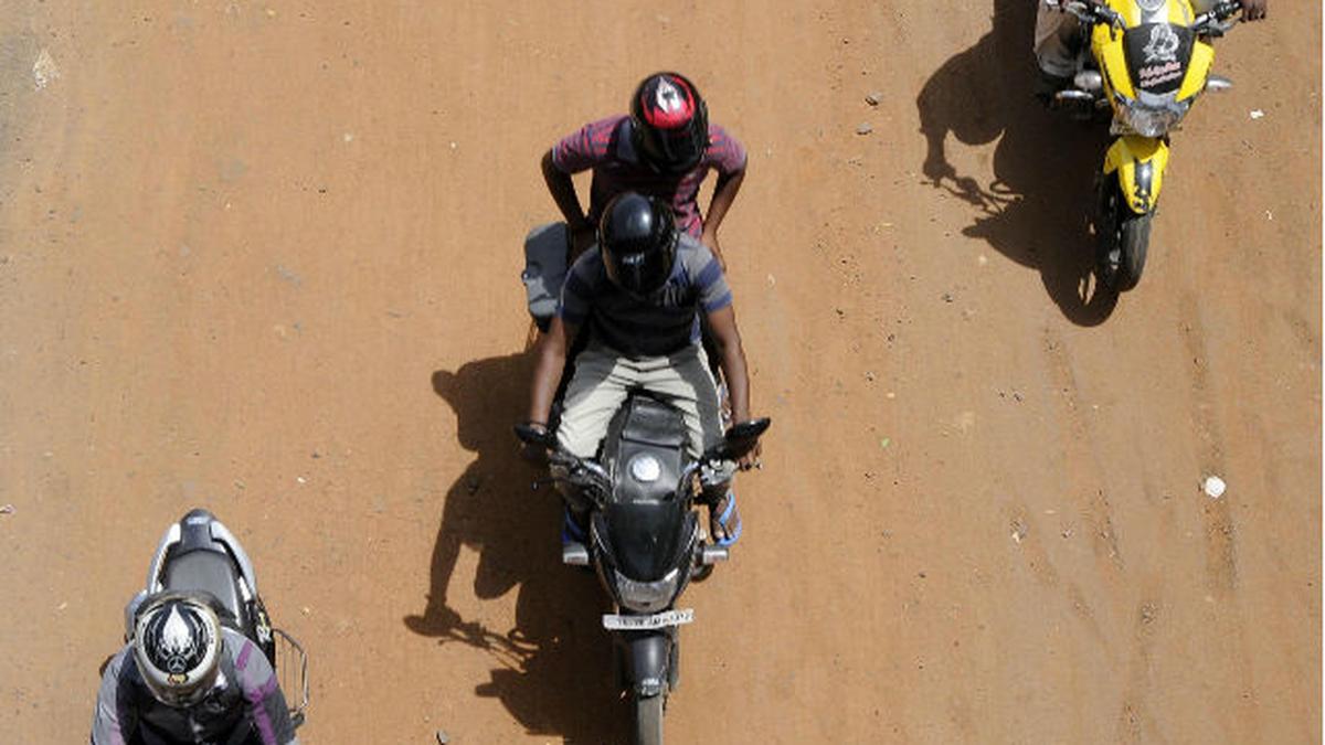 Helmet rule Chennai roads sparkle The Hindu